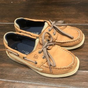 EUC Boys Sperry Boat Shoes Size 2
